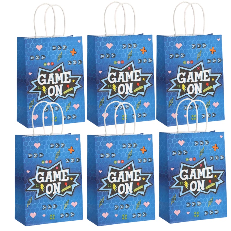 테마 종이 선물 포장 가방 게임 위에 사탕 쿠키 가방, - Party Games Night 리뷰 및 가격